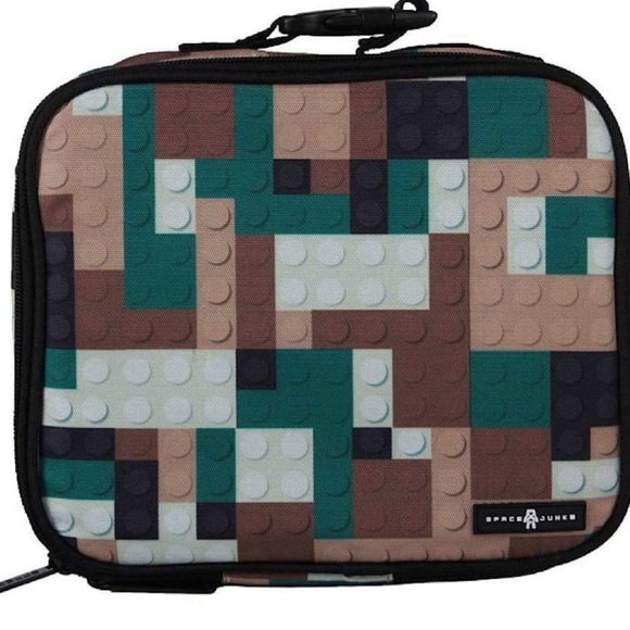Lego Camouflage Tote Lunch Box Insulated Carry Case Kids Tote NEW - Picture 2 of 14